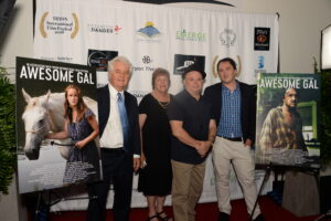 Frank Calo and Production Team at the premiere of the Tryon International Film Festival